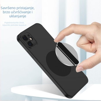 MagSafe bežični nosač za punjenje od aluminijske legure, teleskopskog sklapanja, magnetskog prianjanja i rotirajućeg držača, za auto i stolno korištenje