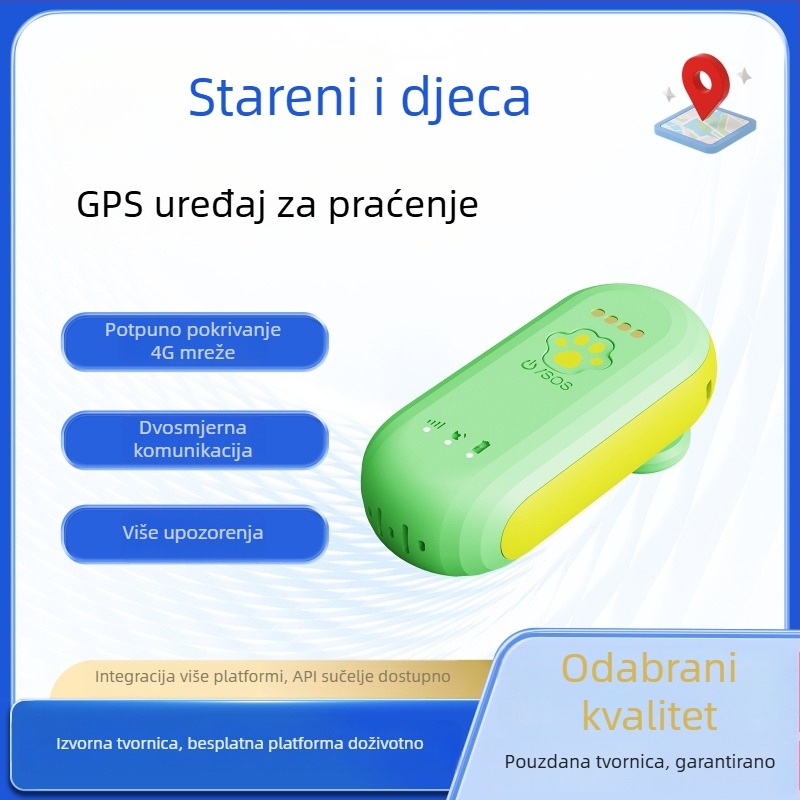 Automobilski lokator X2 s GPS-om, dvosmjerni glasovni poziv, SOS, točnost pozicioniranja 5 m, trajanje baterije 3 godine
