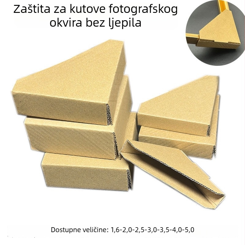 Zaštitnik kutova od papira za okvire fotografija, 90° savijanje, kraft papir + varun papir, kompozitna konstrukcija, Yuefu hardware accessories