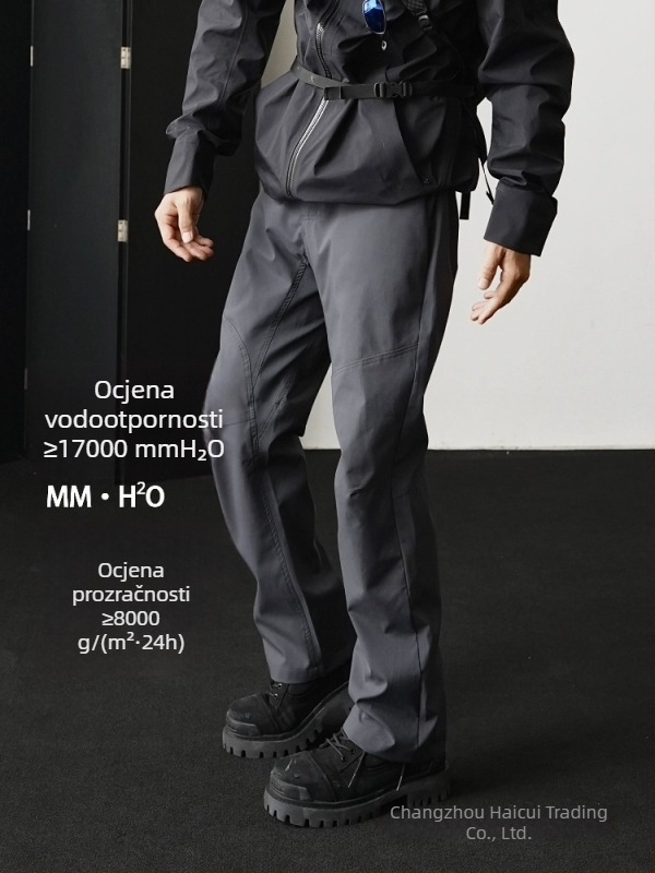 Casual hlače ravnog kroja, 3D krojenje, srednji struk, zip zatvarač, poliester