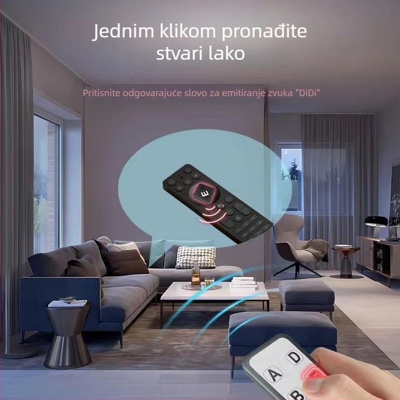 Unutarnja tražilica predmeta One to Six, Bluetooth 5.3, domet 40 m, baterija 190 mAh, dimenzije 84×33×7.5 mm