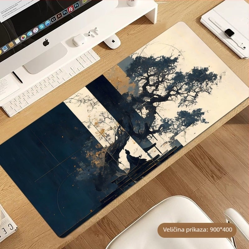 Radna podloga za stol – gumena, protuklizna, prijenos topline, nacionalni stil