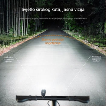Stražnje svjetlo za bicikl za noćnu vožnju – izuzetno svijetlo, kompatibilno s MTB i cestovnim biciklima, bez prilagodbe.