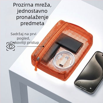 Torba za pohranu elektroničkih proizvoda, kubni oblik, model D-89, poliester, prijenosna, japanski stil