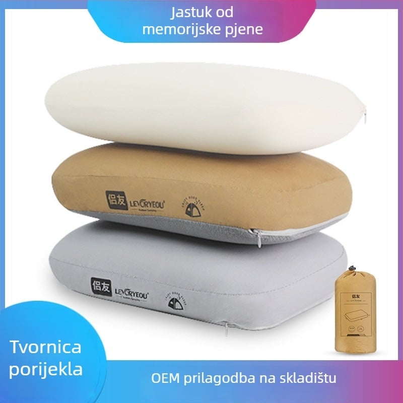Jastuk od memorijske pjene, oblačasti minimalistički dizajn (Model LR-1204 • Debljina: 10 cm • Težina: 430 g • Materijal: memorijska pjena)