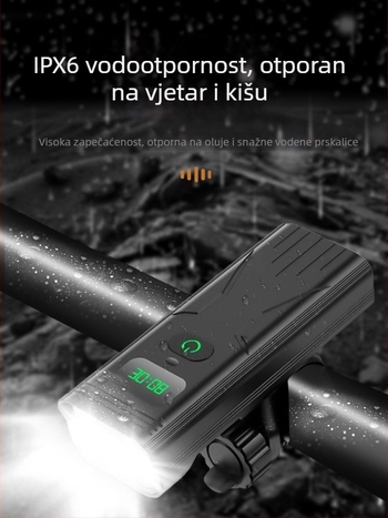 M31 prednje svjetlo za bicikl – punjivo, snažno LED svjetlo, NATFIRE ovlaštena privatna marka, prilagodba dostupna