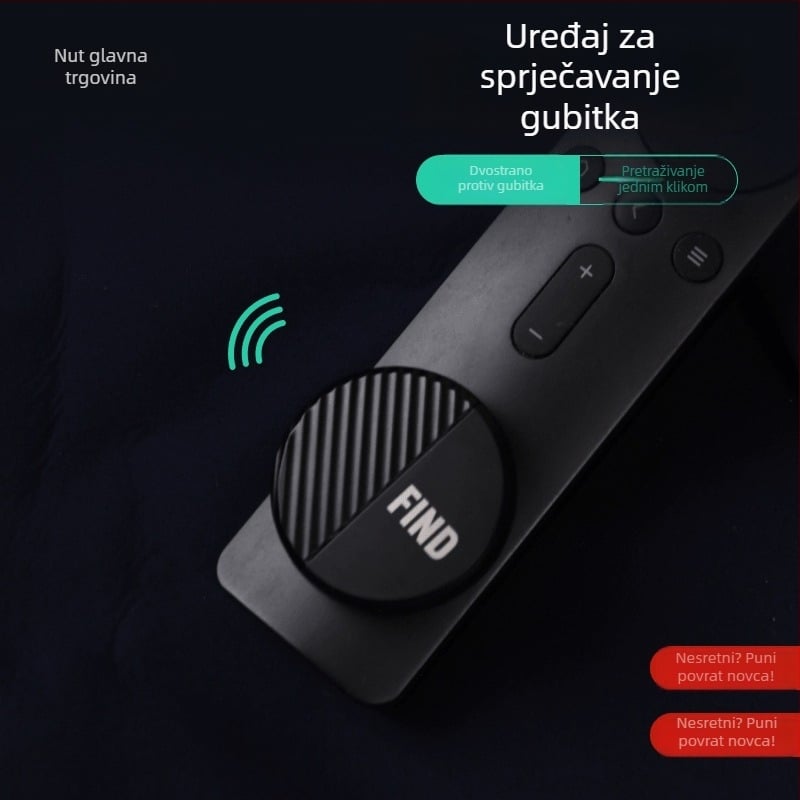 Nut F9XT Anti-Lost Tracker za prtljagu i ključeve — Dvostrano podsjećanje, Pronalaženje telefona, Praćenje, Kompatibilno s Androidom i iOS-om, Lagano 14,8 g