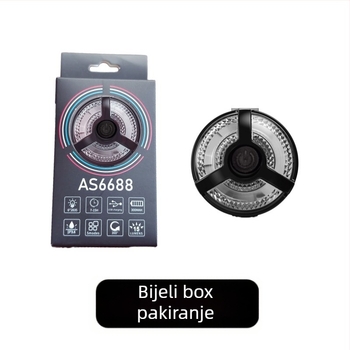 Stražnja svjetiljka za bicikl s USB punjenjem, visoke svjetline, za MTB – svjetlo za signaliziranje/kočnice, montaža remenom, baterija 300mAh