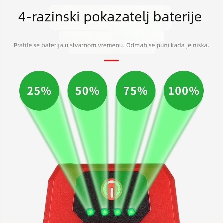 Prednje svjetlo za bicikl s 3 LED i držačem za telefon — Marka Red Light Fox / Chiguangfox, Prilagodba dostupna, Ovlaštena privatna marka