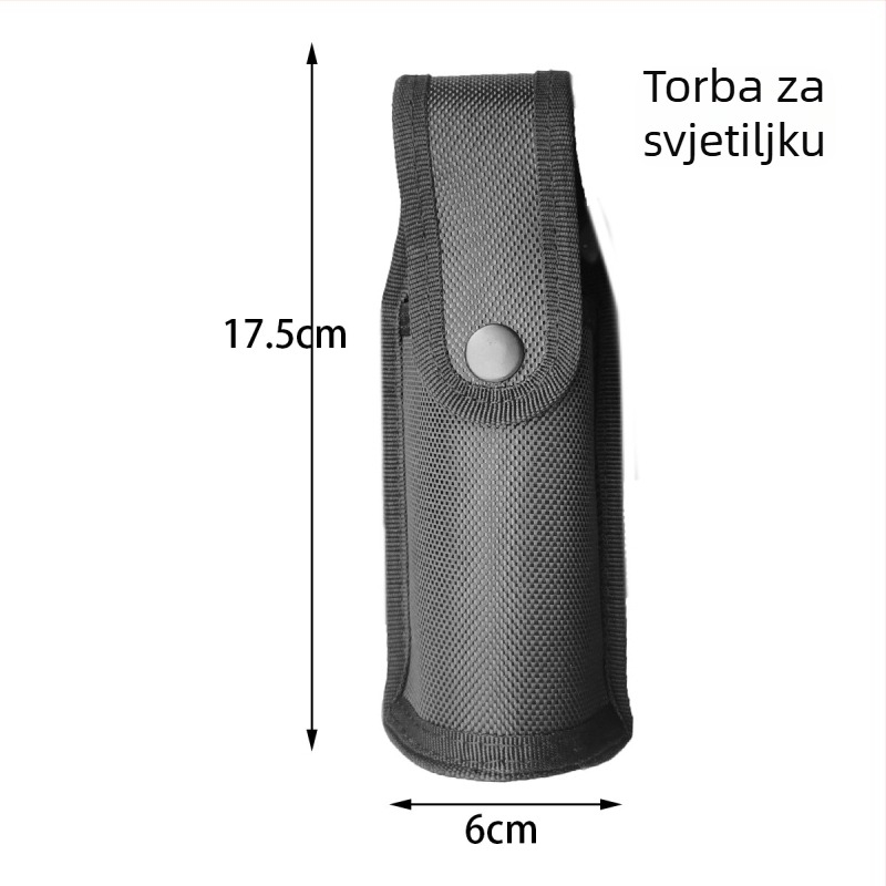 Unisex šestodijelni set pojaseva s torbom za bocu vode i radnom torbom; materijal: 1680D Oxford tkanina; spona od legure; zaključivanje kopčom; debeli stil (>4 cm); sportski stil