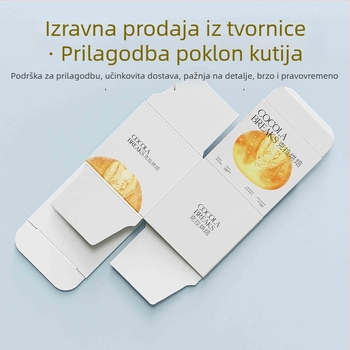 Prilagođena kartonska kutija za pakiranje od 250 gsm kartona, prilagođena obrada i tiskanje loga