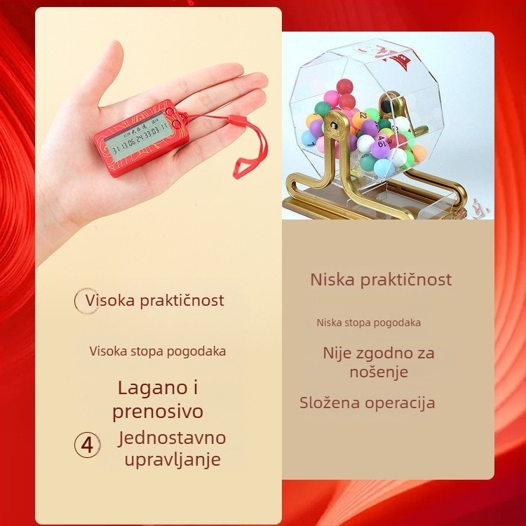 LXD58 ABS Stroj za odabir brojeva za Big Lotto i Double Color Ball s nasumičnim izvlačenjem