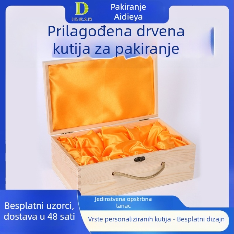 Kutija za pakiranje s magnetskim zatvaračem i povlačnim poklopcem, 250gsm papir, tisak logotipa