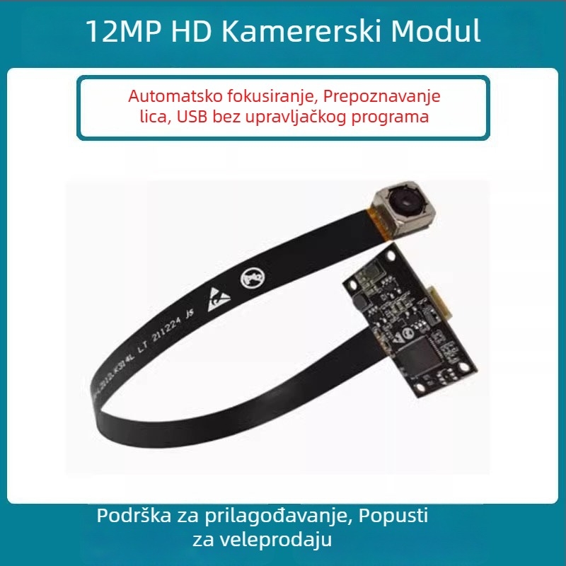 12MP autofokus USB modul kamere, 4K (3840x2160), 30FPS