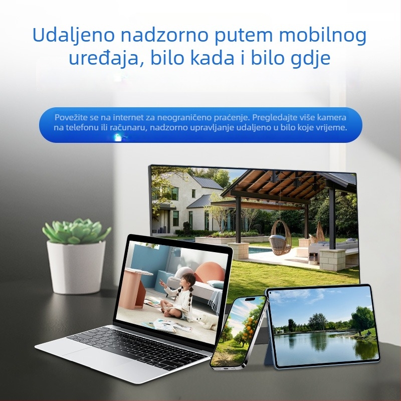 PoE IP Dome kamera – 8MP, 4K, noćni vid, domet 10 m+