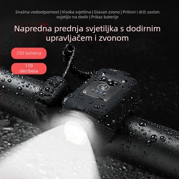 Svjetlo za bicikl s visokim zvonom, vodootporno, USB napajanje, za planinske i cestovne bicikle