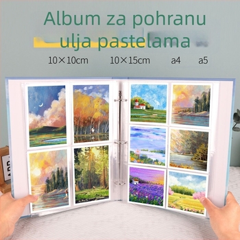 Album za uljne pastela – portfel umjetničkih crteža s rastavljivim listovima