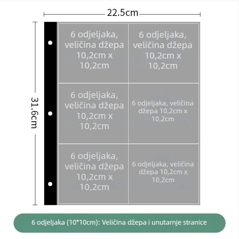 Album za uljne pastela – portfel umjetničkih crteža s rastavljivim listovima