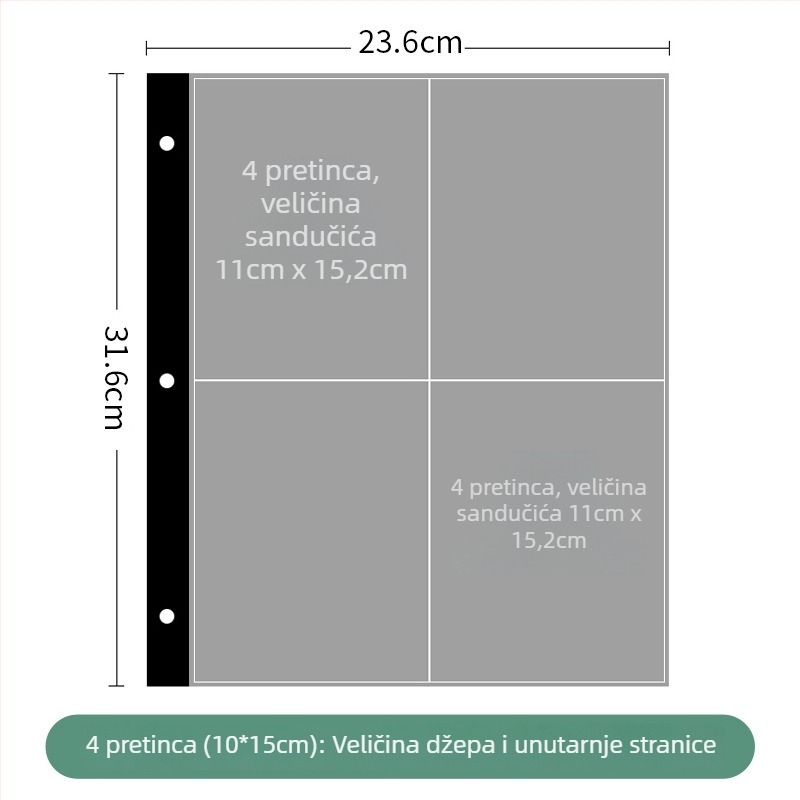 Album za uljne pastela – portfel umjetničkih crteža s rastavljivim listovima