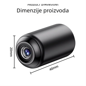 Pametna bežična kamera za nadzor, 1080p, 3,6 mm fokusno duljina, noćno snimanje, upozorenje na krađu, kontrola putem mobilne aplikacije