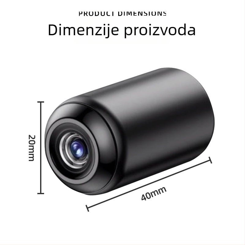 Pametna bežična kamera za nadzor, 1080p, 3,6 mm fokusno duljina, noćno snimanje, upozorenje na krađu, kontrola putem mobilne aplikacije