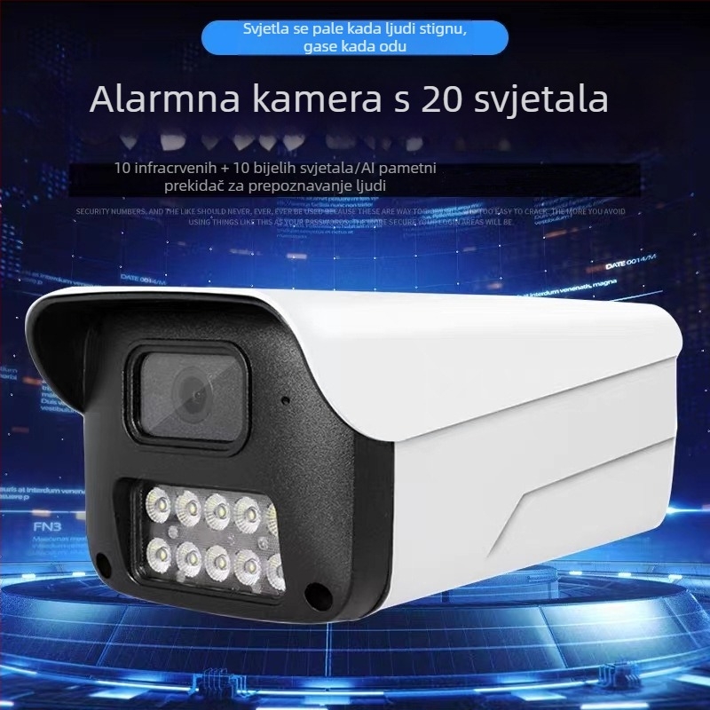 IP kamera za vanjsku nadzor, visoke rezolucije, za tvornice, radionice i trgovine, kompatibilna s Hikvision