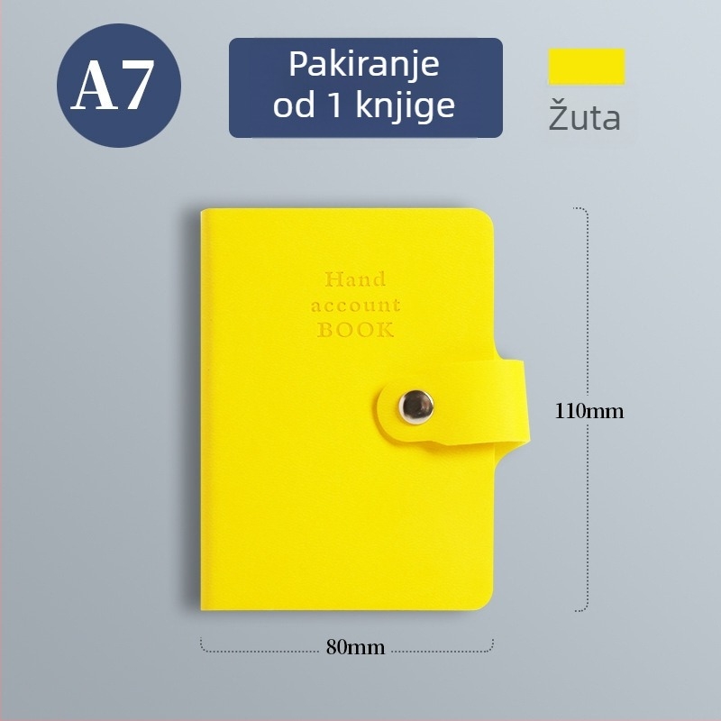 Bilježnica s imitacijskom kožnom koricom, žično povezivanje, Dowling papir, 80 g, 100 stranica