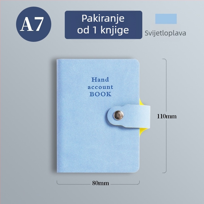 Bilježnica s imitacijskom kožnom koricom, žično povezivanje, Dowling papir, 80 g, 100 stranica