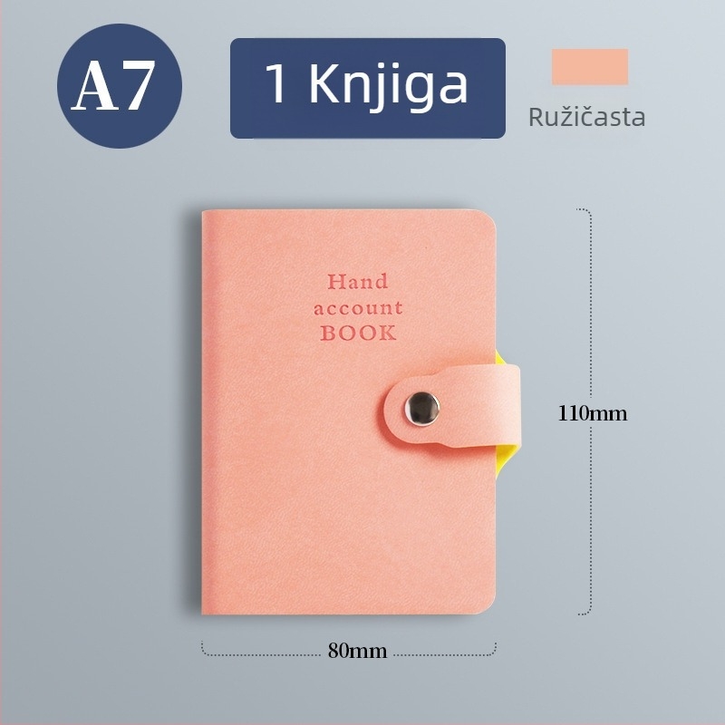 Bilježnica s imitacijskom kožnom koricom, žično povezivanje, Dowling papir, 80 g, 100 stranica