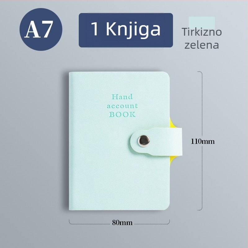 Bilježnica s imitacijskom kožnom koricom, žično povezivanje, Dowling papir, 80 g, 100 stranica