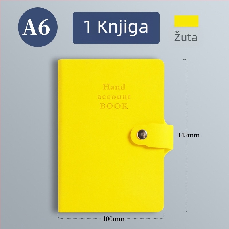 Bilježnica s imitacijskom kožnom koricom, žično povezivanje, Dowling papir, 80 g, 100 stranica