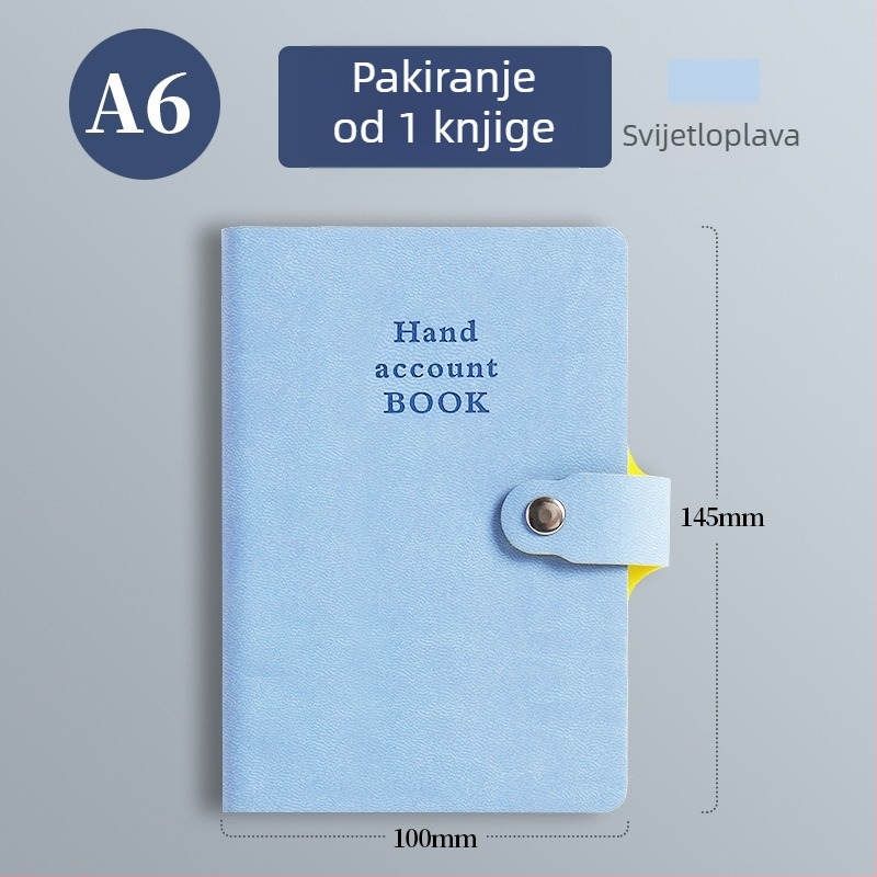 Bilježnica s imitacijskom kožnom koricom, žično povezivanje, Dowling papir, 80 g, 100 stranica