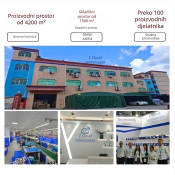 A6 IP kamera PTZ vanjska 1080P CMOS noćni vid, 3.6mm objektiv IR 5–15m