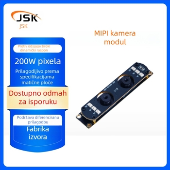 USB kamera modul s MIPI za binokularno prepoznavanje i prilagođeni lećni modul (podržava vodoravnu i okomit uorijentaciju) - 2.0 MP, 1920x1080, 30fps, automatsko fokusiranje, bez upravljačkog programa