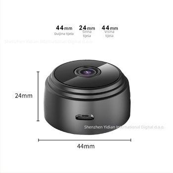 A9 WiFi 1080P Kućna nadzorna kamera s TF kartom za pohranu, video i fotografije