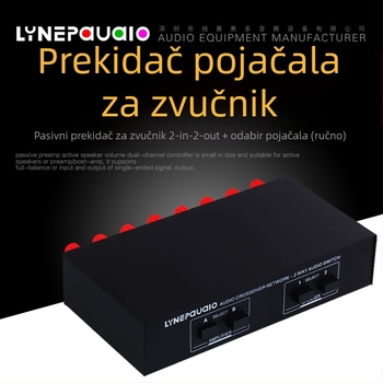 2×2 audio signalni prekidač i distributer s komparatorom, model B822