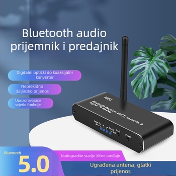 Audio pretvarač i Bluetooth prijemnik-odajnik DLS D09, Bluetooth 5.0, domet 50 m, za pretvorbu zvuka