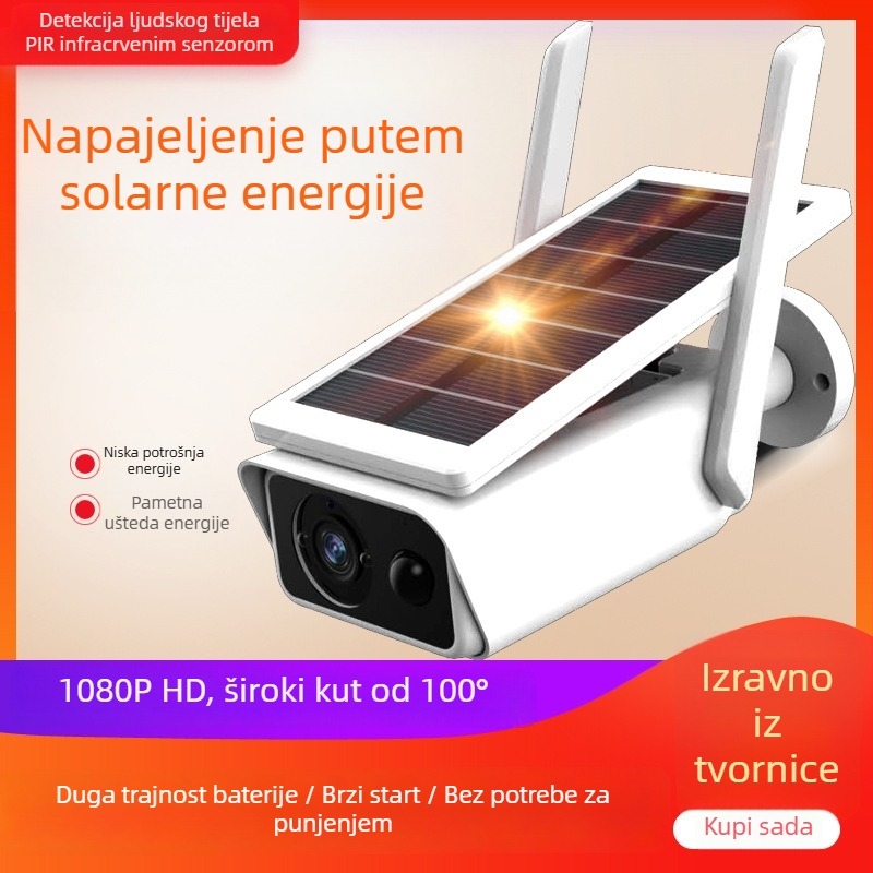 Integrirana vanjska nadzorna kamera, 1080P HD, 0.01 lx, 3.6 mm objektiv, IR do 30 m, napajanje 12V/2A
