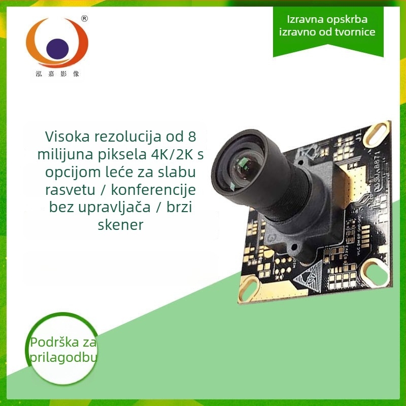 USB kamera modul s 8MP IMX415 senzorom, 4K30 video, fiksni fokus, ugrađeni mikrofon