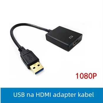 USB 3.0 na HDMI adapter – 1080p bez upravljača, HDMI audio–video sinkronizacija, za projektore