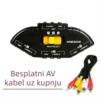 Ximi Technology AV prekidač — 3 ulaza u 1 izlaz, prekidač/rasporednik, daljinsko buđenje nije podržano