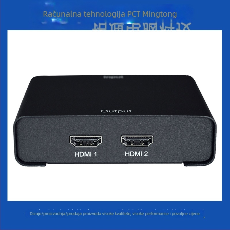 VGA na HDMI konverter i 2-portni HDMI splitter, model VHC102, 1080p rezolucija