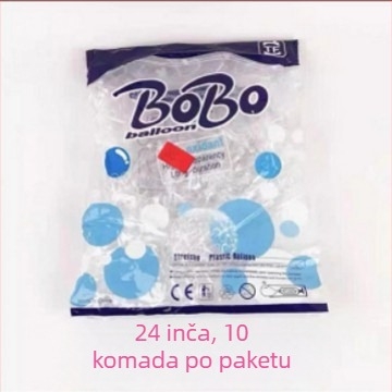 Lateks balon, valoviti balon, okruglog oblika, bez otisnutog logotipa, bez IP autorizacije
