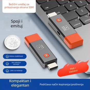 HDMI bežični pošiljatelj i prijemnik (50 m, prenosni) extender — 1080P, Windows kompatibilan, model GT_hdwl50_mate1_h1