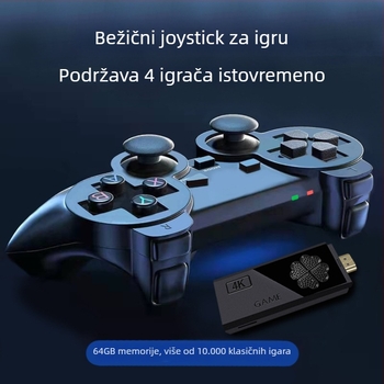 M8 igraća konzola — nostalgična TV arkadna konzola s bežičnim dvostrukim kontrolerima