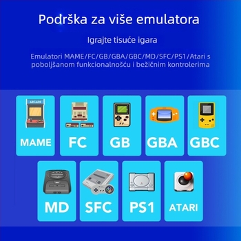 M8 igraća konzola — nostalgična TV arkadna konzola s bežičnim dvostrukim kontrolerima