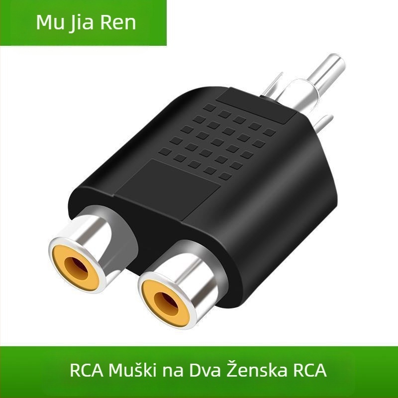Lotus adapter: jedan na dva, Lotus muški na dva RCA ženska konektora, marka Neutral