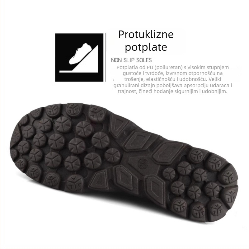 Unisex casual slip-on tenisice, prozračni gornji dio od sintetičke kože, zaobljena nosnica, tekstilna uložak, pogodne za proljeće i jesen