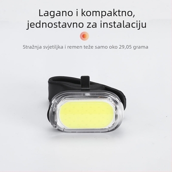 Hissuke USB punjivi vanjski LED set svjetala za bicikl — prednje i stražnje svjetlo za planinski bicikl