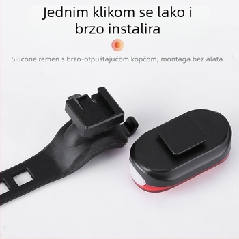 Hissuke USB punjivi vanjski LED set svjetala za bicikl — prednje i stražnje svjetlo za planinski bicikl